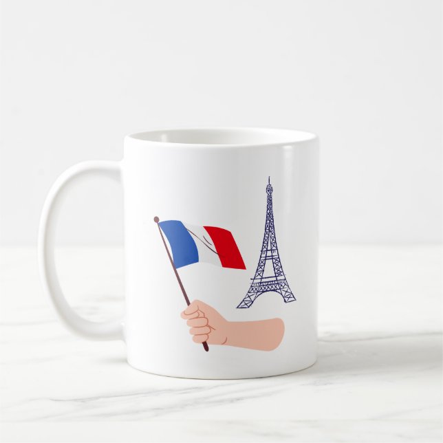 Frankrike Kaffemugg (Vänster)