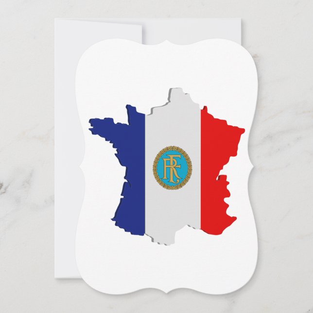 Frankrike karta (Framsida)