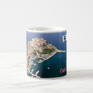 Frankrike - Korsika - Calvi - Kaffemugg