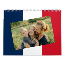 Frankrike | Lägg till din Photo Fransk Flagga 2026 Kalender