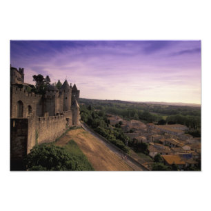 FRANKRIKE, Languedoc Carcassonne 2 Fototryck