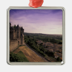 FRANKRIKE, Languedoc Carcassonne 2 Julgransprydnad Metall