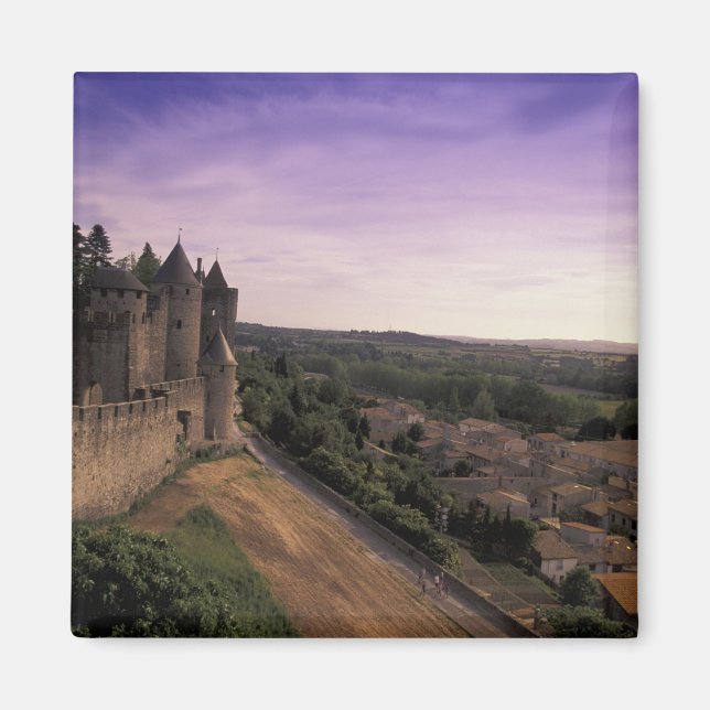 FRANKRIKE, Languedoc Carcassonne 2 Magnet (Framsidan)