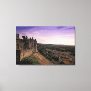 FRANKRIKE, Languedoc Carcassonne Canvastryck