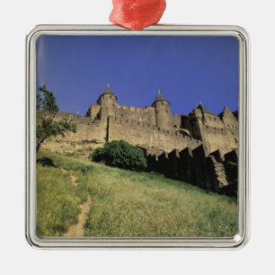 FRANKRIKE, Languedoc Carcassonne Julgransprydnad Metall