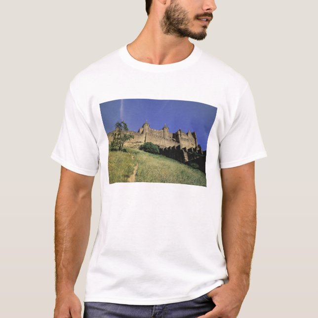 FRANKRIKE, Languedoc Carcassonne T-shirt (Framsida)