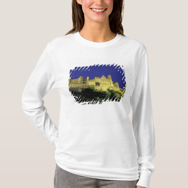 FRANKRIKE, Languedoc Carcassonne Tee (Framsida)