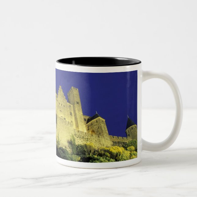 FRANKRIKE, Languedoc Carcassonne Två-Tonad Mugg (Höger)