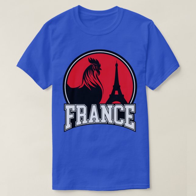 Frankrike Le coq gaulois les symbolies de la frank T Shirt (Design framsida)