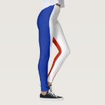 Frankrike Leggings<br><div class="desc">Flagga Fransk om snyggt..
Fler designer i butik.</div>