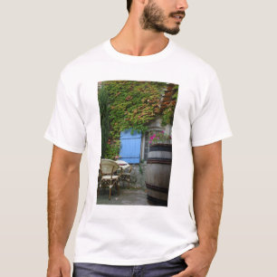 Frankrike, Les Baux de Provence, kafé uteplats T-shirt