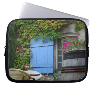 Frankrike, Les Baux de Provence, kafé uteservering Laptop Sleeve