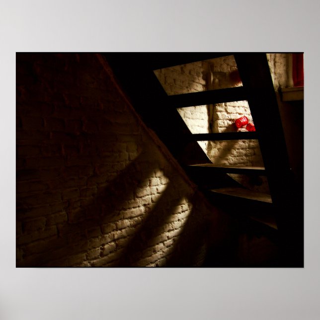 (FRANKRIKE) Ljusskuggor Trappor Poster (Framsidan)