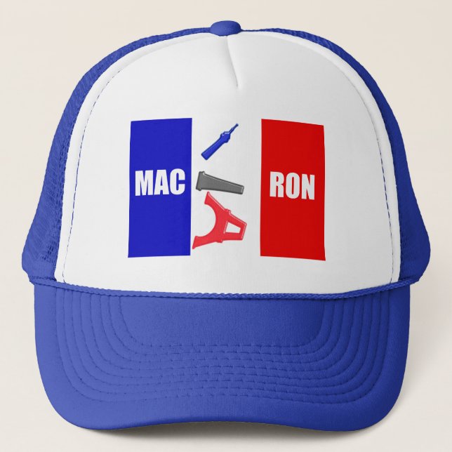 Frankrike_Macron Truckerhatt Keps (Framsida)
