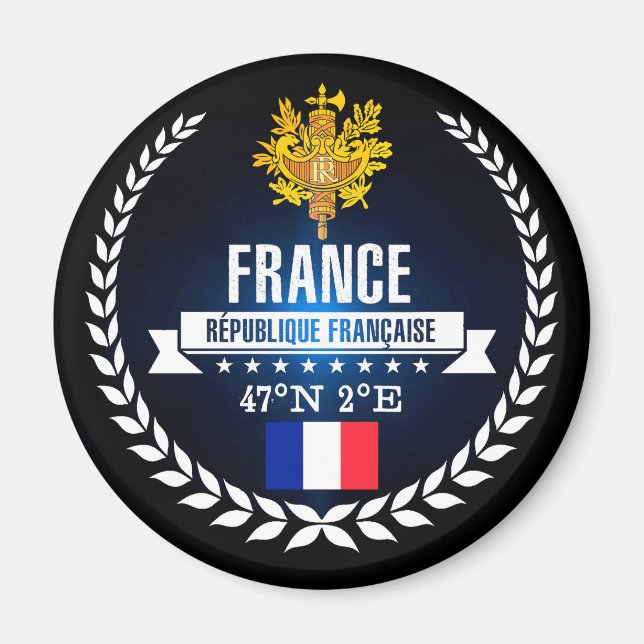Frankrike Magnet (Framsidan)