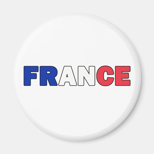 Frankrike Magnet (Framsidan)