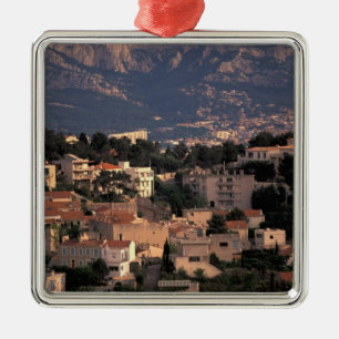 Frankrike, Marseille, Provence. Södra förorter Julgransprydnad Metall
