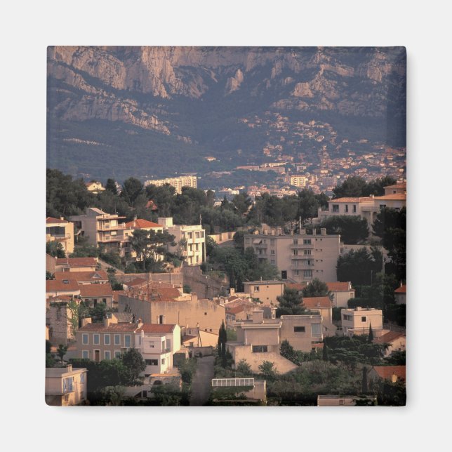 Frankrike, Marseille, Provence. Södra förorterna Magnet (Framsidan)