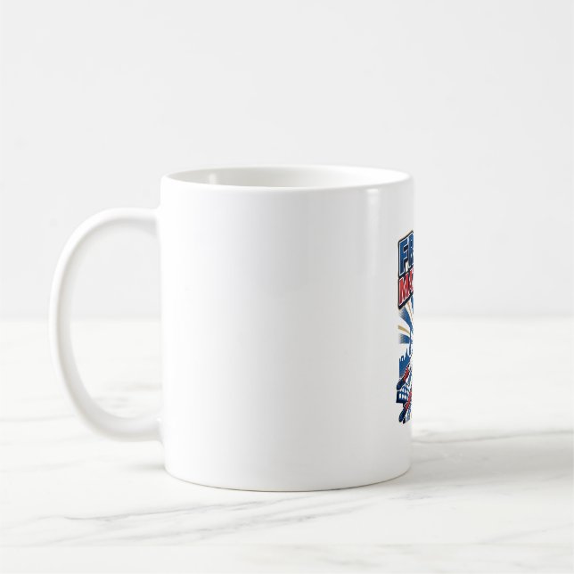 Frankrike Match Day Skelett Anfallare Nationer Hög Kaffemugg (Vänster)