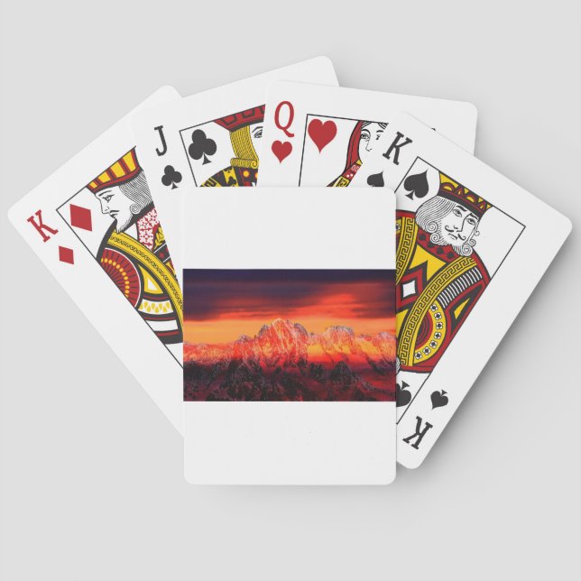 Frankrike Mont Blanc-kabelbil Casinokort (Baksidan)