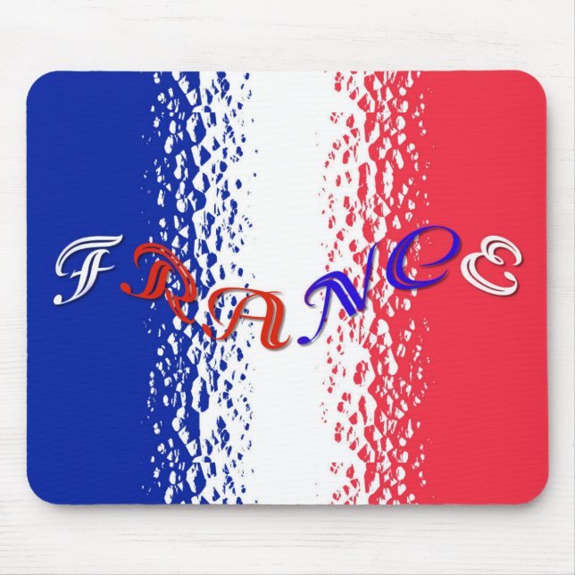 Frankrike Mouse Pad Musmatta (Framsidan)