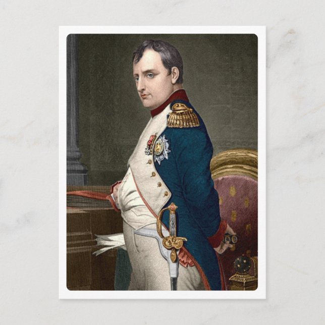 Frankrike - Napoleon Bonaparte - Vykort (Framsida)
