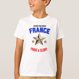 Frankrike National Pride Edition Grundläggande Bar T Shirt