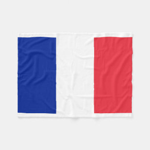 Frankrike National World Flagga Fleecefilt