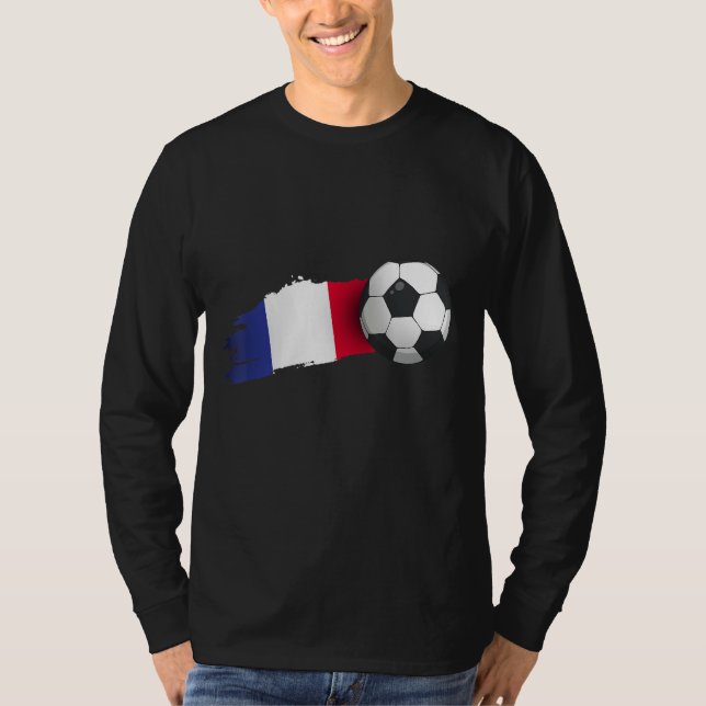 Frankrike Ocer Ball T Shirt (Framsida)