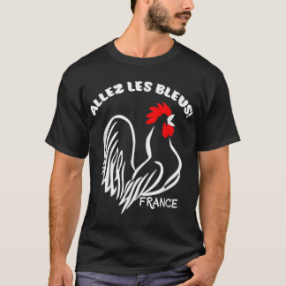 Frankrike Ocer Football World Allez Les Bleus T Shirt