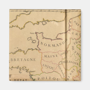 Frankrike och avdelningar magnet