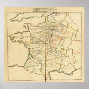 Frankrike och gränser poster