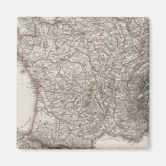 Frankrike och Schweiz Magnet (Framsidan)