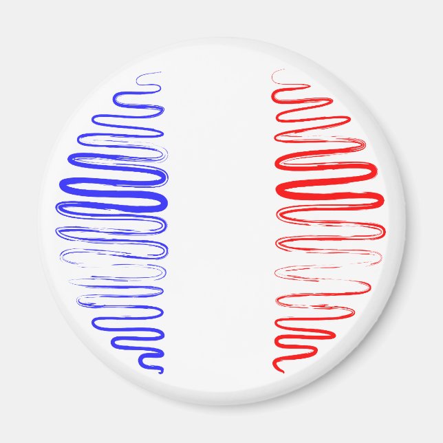 Frankrike on White Magnet (Framsidan)