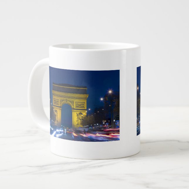 Frankrike, Paris. Arbetet de Triomphe och den Jumbo Mugg (Framsida vänster)