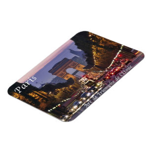 Frankrike - Paris - Arc de triomphe de l'Étoile - Magnet