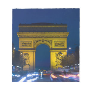 Frankrike, Paris. Arc de Triomphe och Anteckningsblock