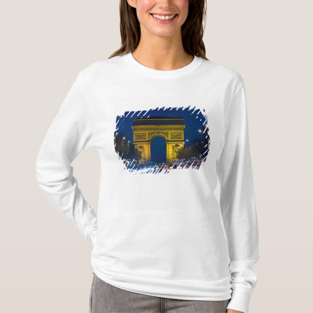 Frankrike, Paris. Arc de Triomphe och Tee Shirt (Framsida)