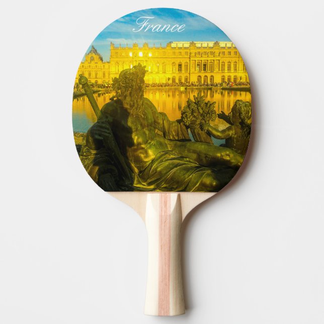 Frankrike Paris Architecture Sunset Versailles Pingisracket (Framsidan)