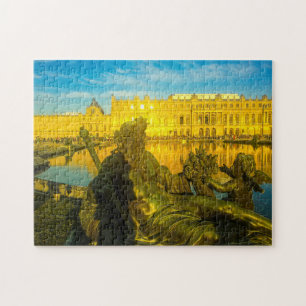 Frankrike Paris Architecture Sunset Versailles Pussel