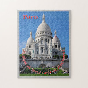 Frankrike - Paris - Basilique du Sacré-Coeur - Jig Pussel