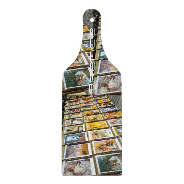 Frankrike Paris Cityscape Montmartre Area Art Sale (Framsidan)