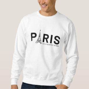 frankrike Paris eiffel torn är alltid en bra idé Lång Ärmad Tröja