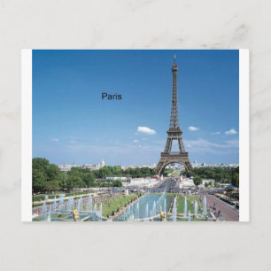 Frankrike Paris Eiffel Torn (av St.K) Vykort