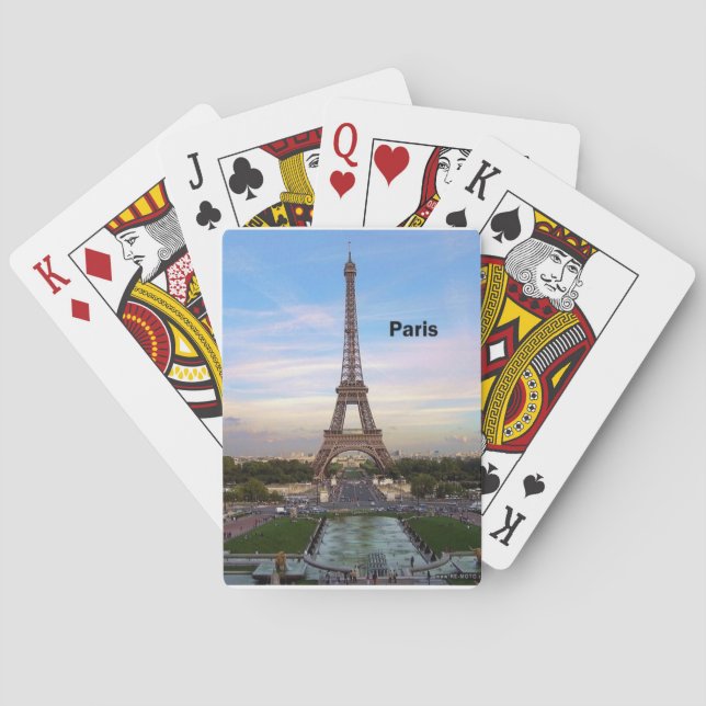 Frankrike Paris Eiffel torn (ny) (St.K) Spel Kort (Baksidan)