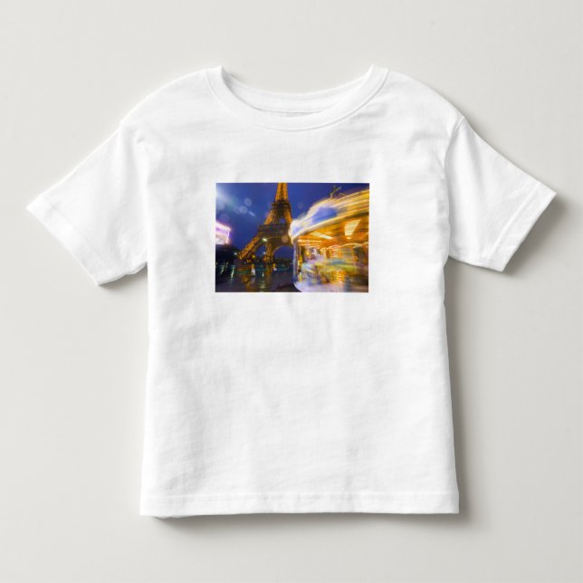 Frankrike, Paris. Eiffeltornet i skymningsdimma oc Tee (Framsida)