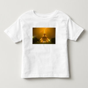 Frankrike, Paris. Eiffeltornet upplyst kl 3 T-shirt