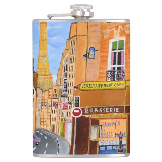 Frankrike, Paris flaska  Fickplunta (Framsidan)
