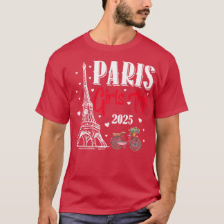 Frankrike Paris Girls Resa 2025 Sommarvallagen T Shirt