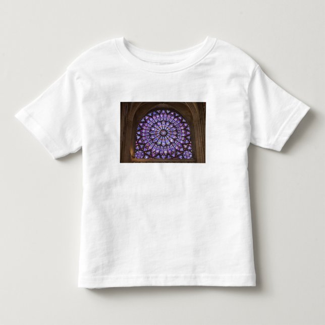 Frankrike, Paris. Interiördetalj av glasmålning T Shirt (Framsida)